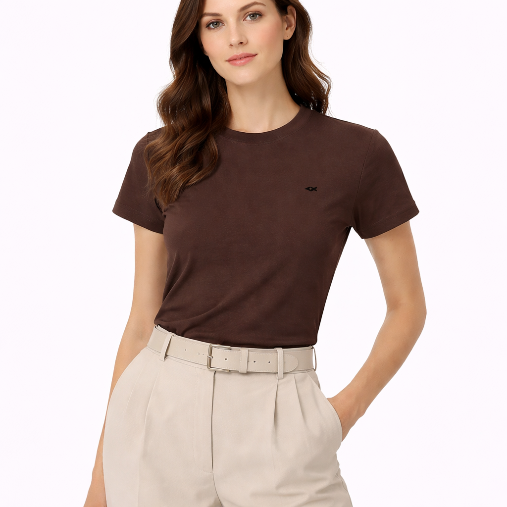 Essential Bodycon Crewneck T-Shirt