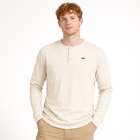 Long Sleeve Henley T-Shirt