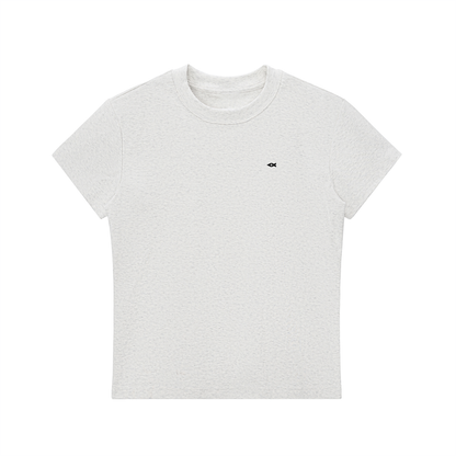 Essential Bodycon Crewneck T-Shirt