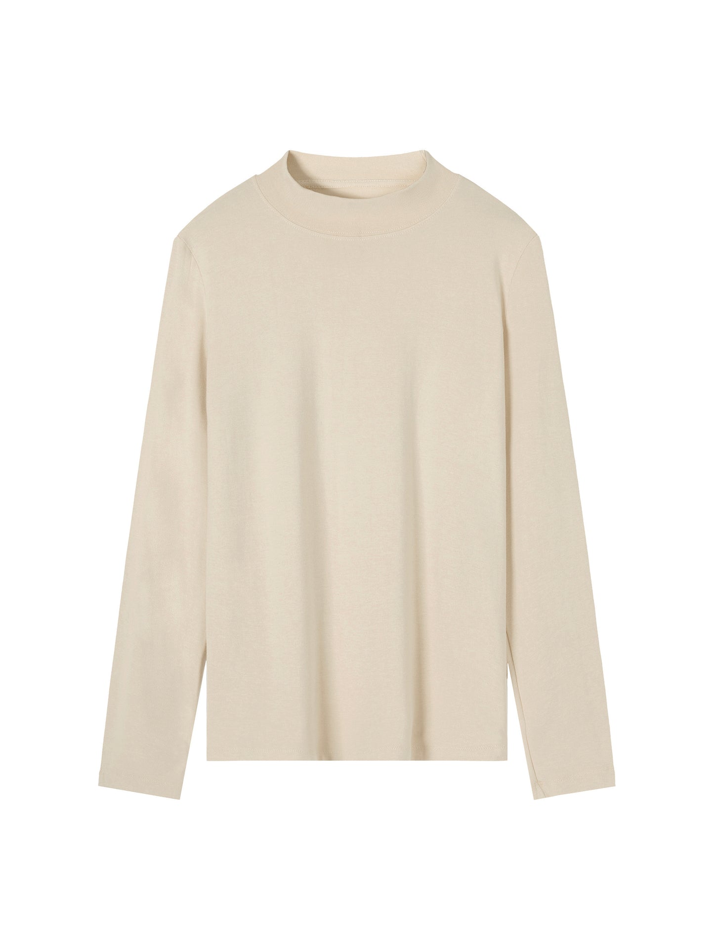 Essential Mock Neck Long Sleeve T-Shirt