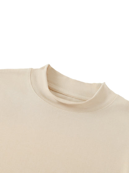 Essential Mock Neck Long Sleeve T-Shirt