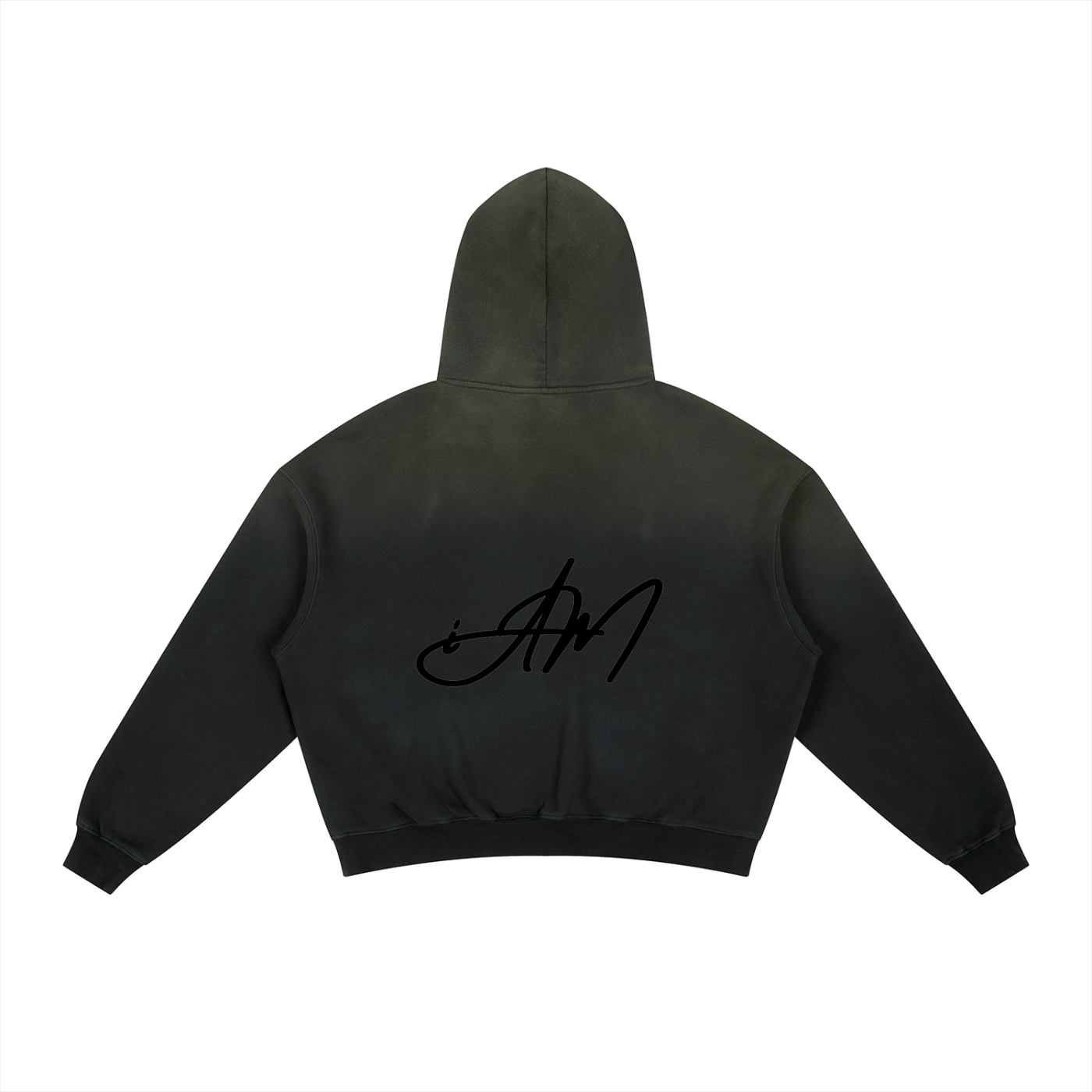 Frayed Sunfade Boxy Fleece Hoodie