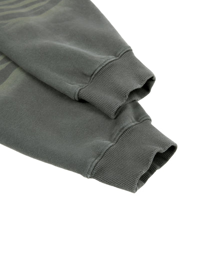 Frayed Sunfade Boxy Fleece Hoodie