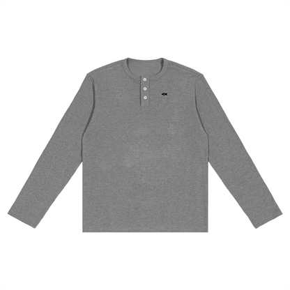 Long Sleeve Henley T-Shirt