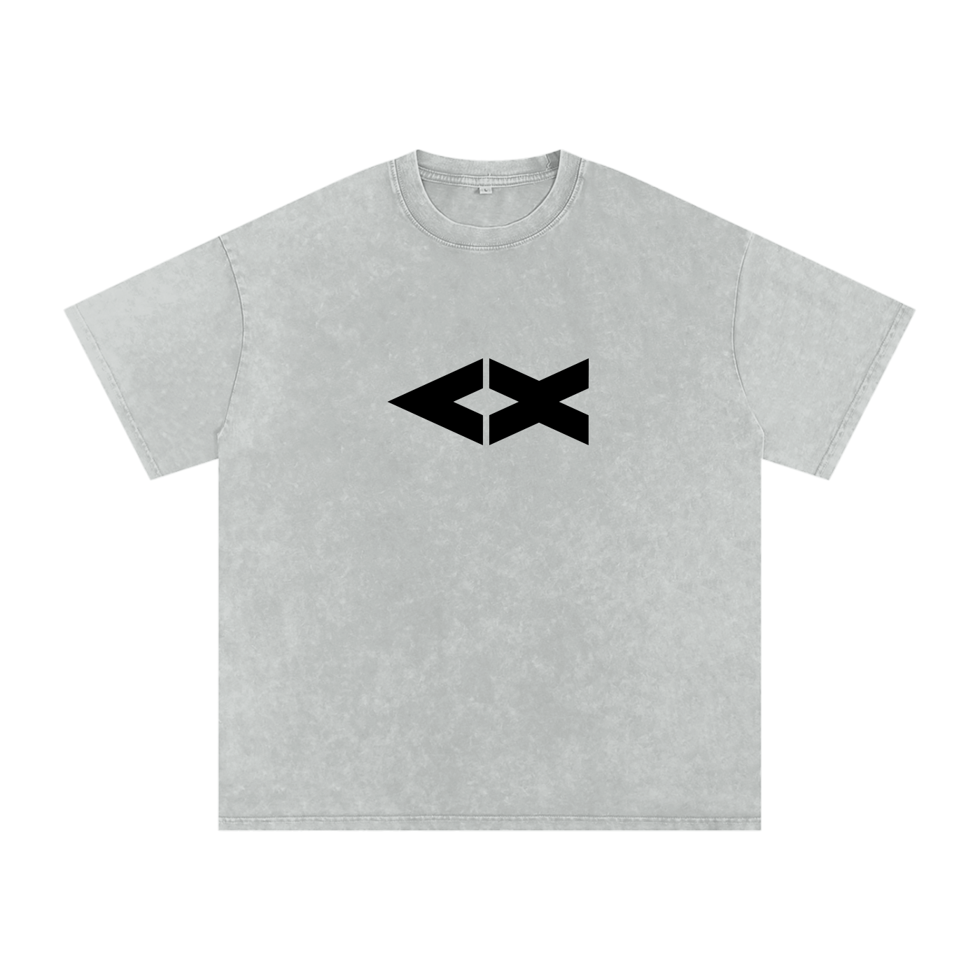 "iAM Loved" Snow Washed Oversized Cotton T-Shirt