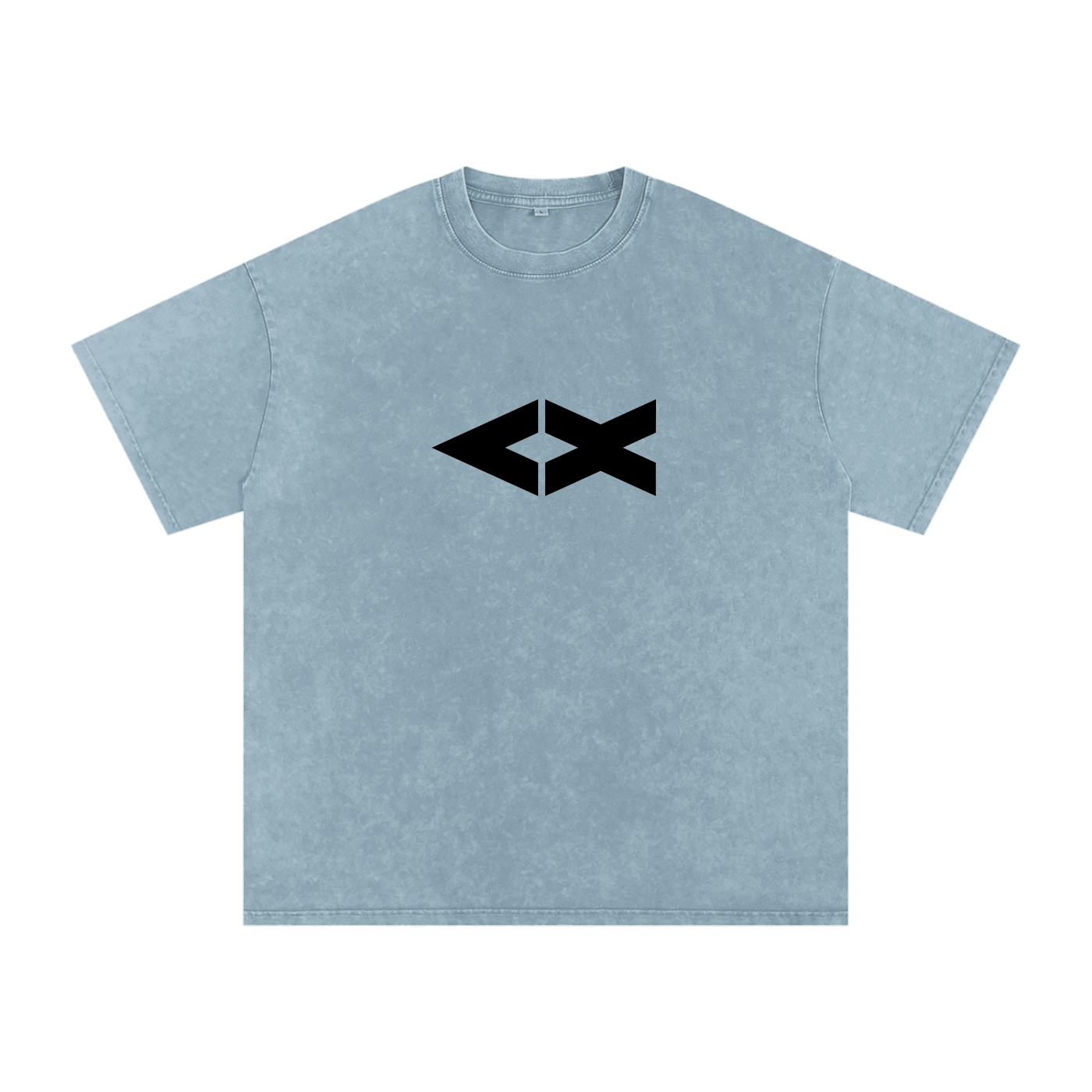 "iAM Loved" Snow Washed Oversized Cotton T-Shirt