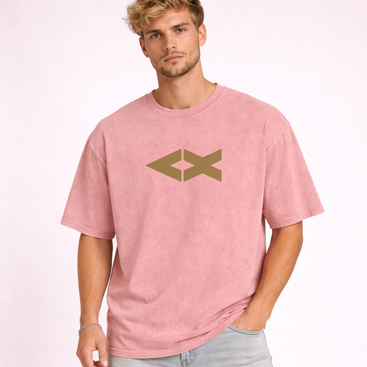 "iAM Chosen" Snow Washed Oversized Cotton T-Shirt