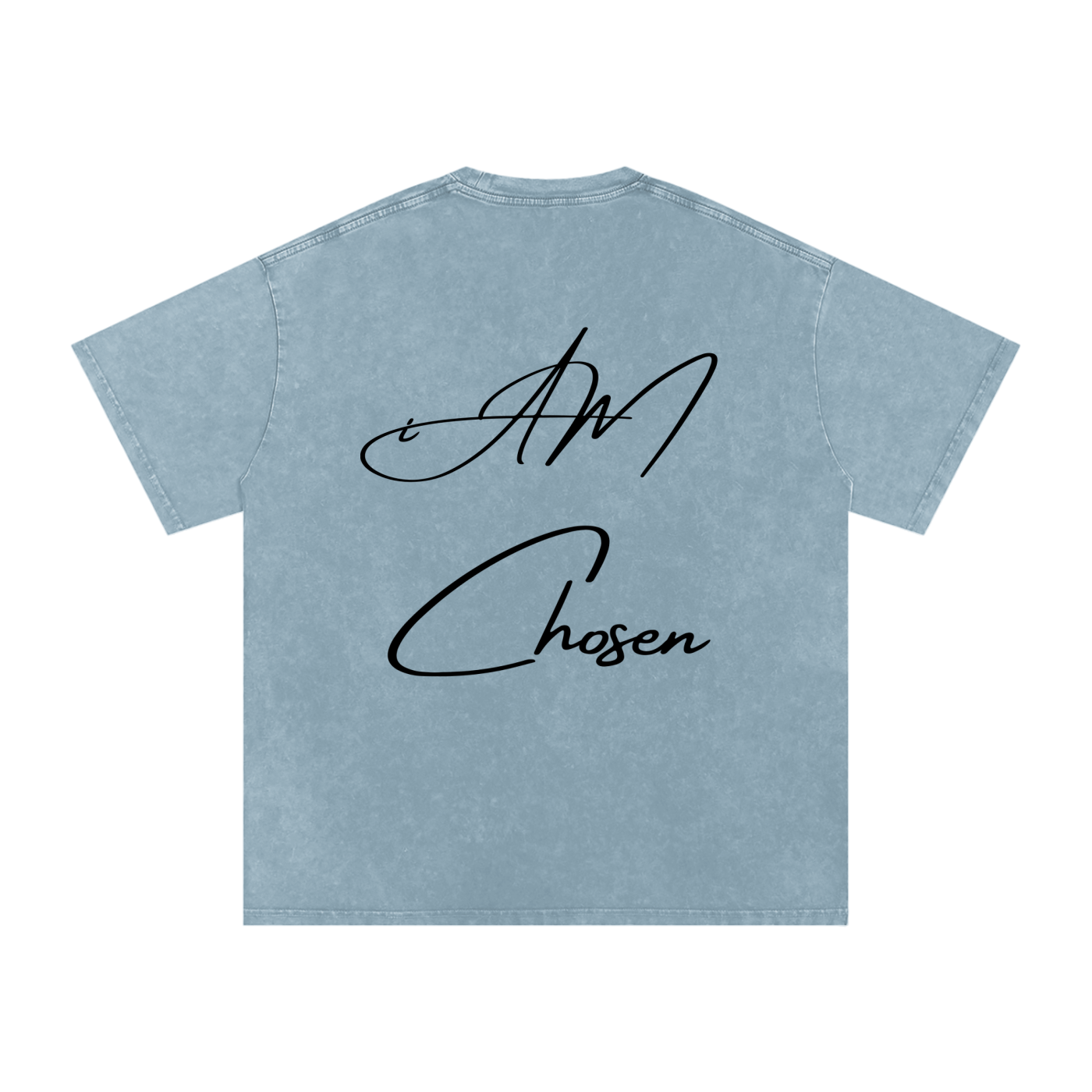 "iAM Chosen" Snow Washed Oversized Cotton T-Shirt
