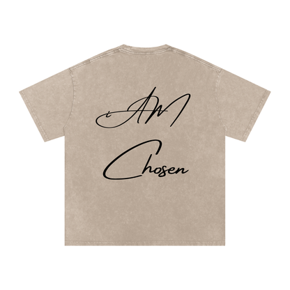 "iAM Chosen" Snow Washed Oversized Cotton T-Shirt