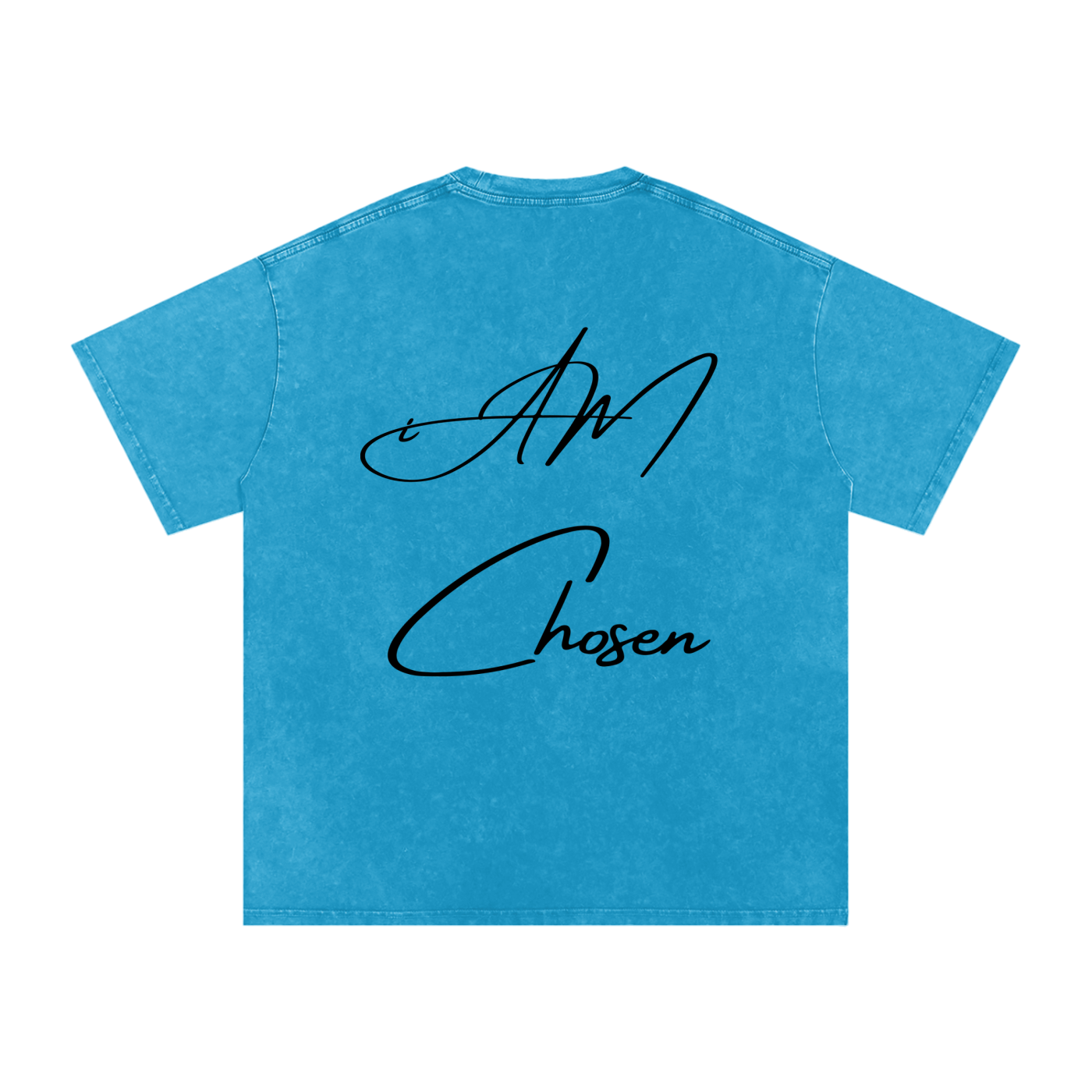 "iAM Chosen" Snow Washed Oversized Cotton T-Shirt