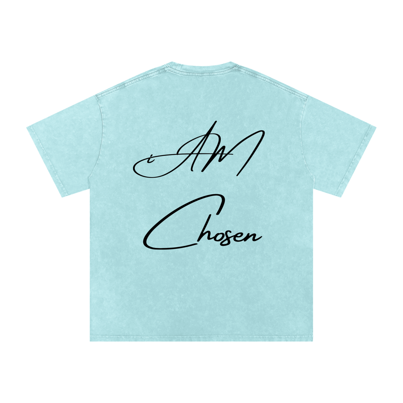 "iAM Chosen" Snow Washed Oversized Cotton T-Shirt