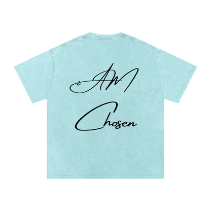 "iAM Chosen" Snow Washed Oversized Cotton T-Shirt