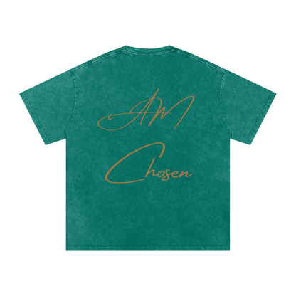 "iAM Chosen" Snow Washed Oversized Cotton T-Shirt