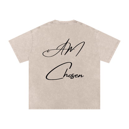 "iAM Chosen" Snow Washed Oversized Cotton T-Shirt