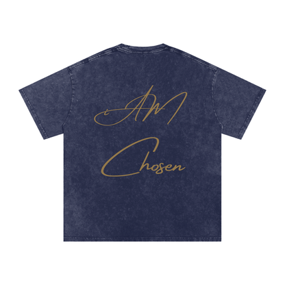 "iAM Chosen" Snow Washed Oversized Cotton T-Shirt