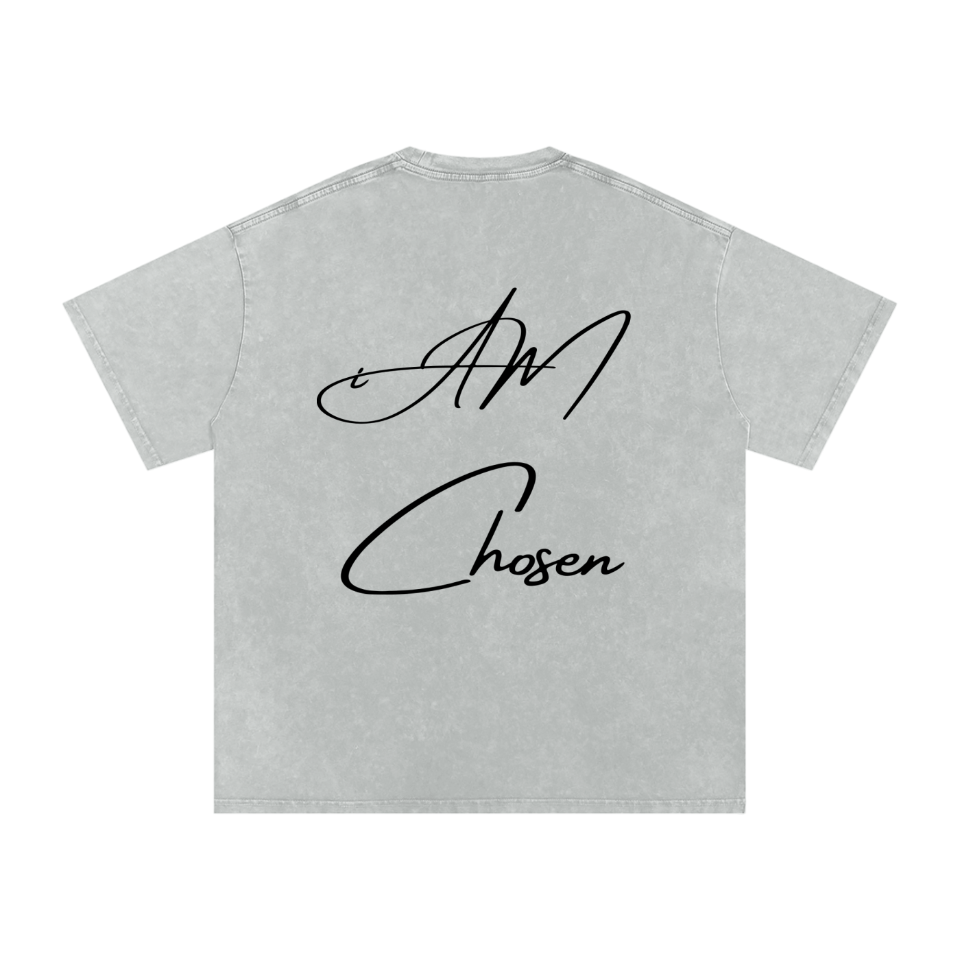 "iAM Chosen" Snow Washed Oversized Cotton T-Shirt