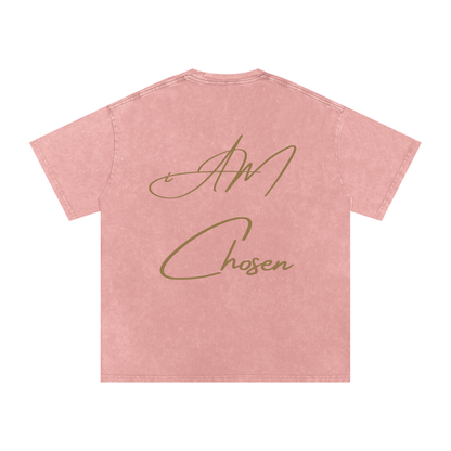 "iAM Chosen" Snow Washed Oversized Cotton T-Shirt
