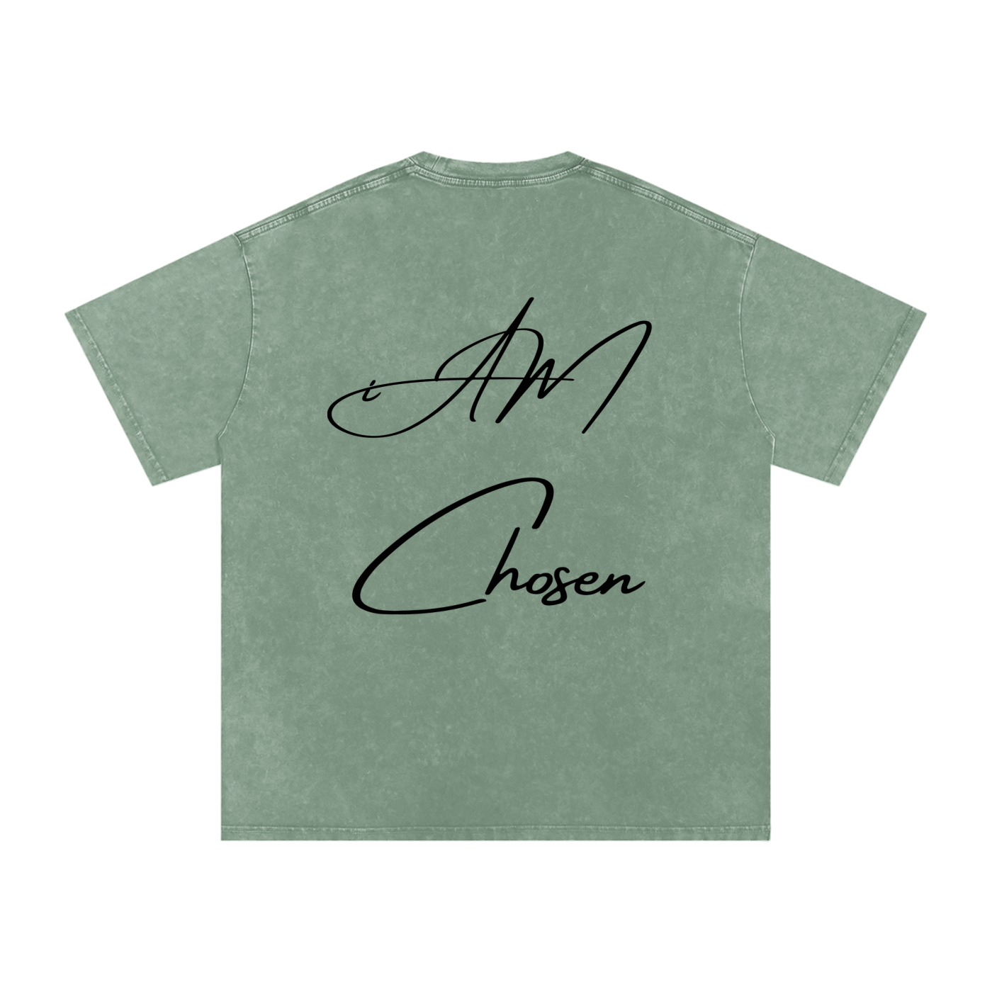 "iAM Chosen" Snow Washed Oversized Cotton T-Shirt