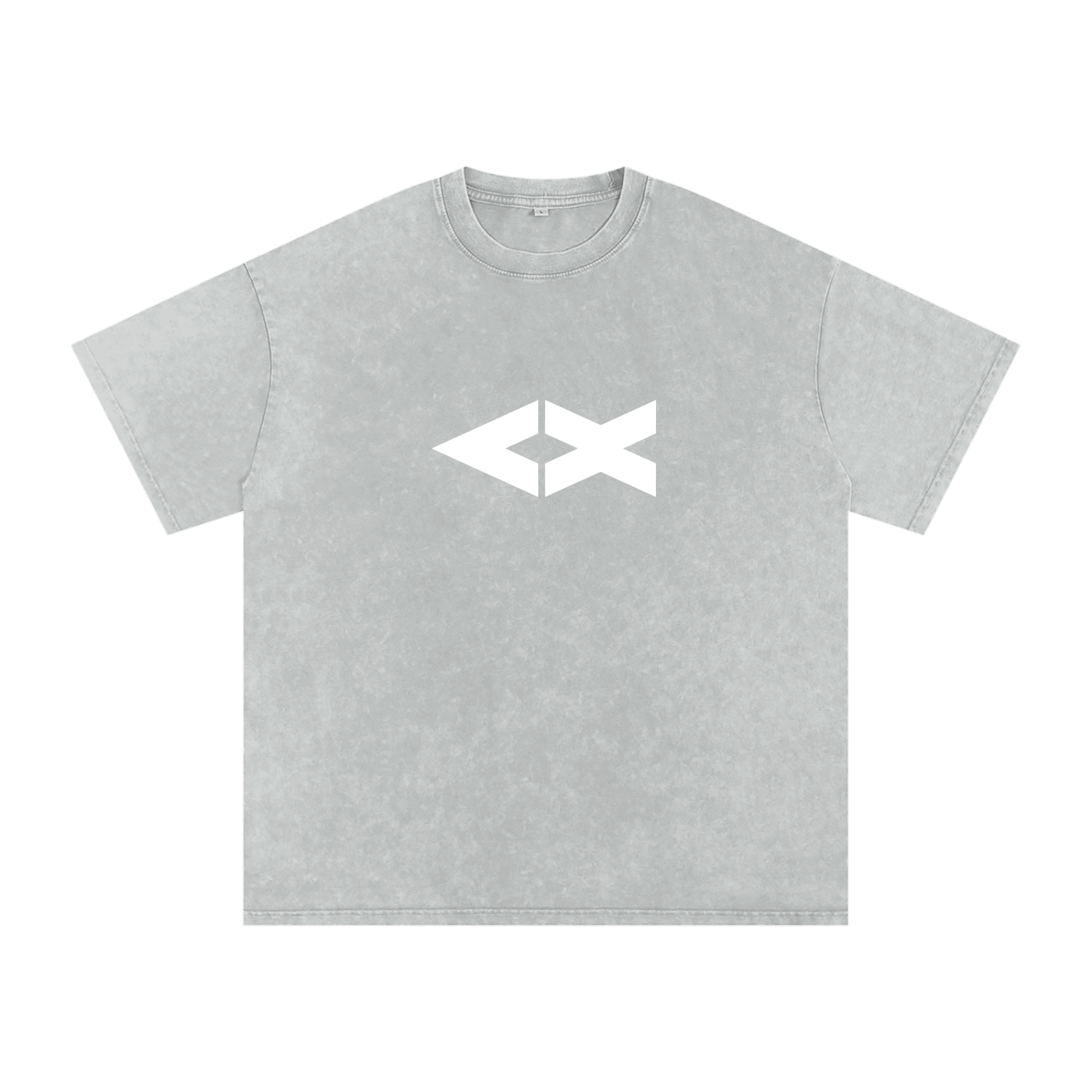 "iAM Loved" Snow Washed Oversized Cotton T-Shirt
