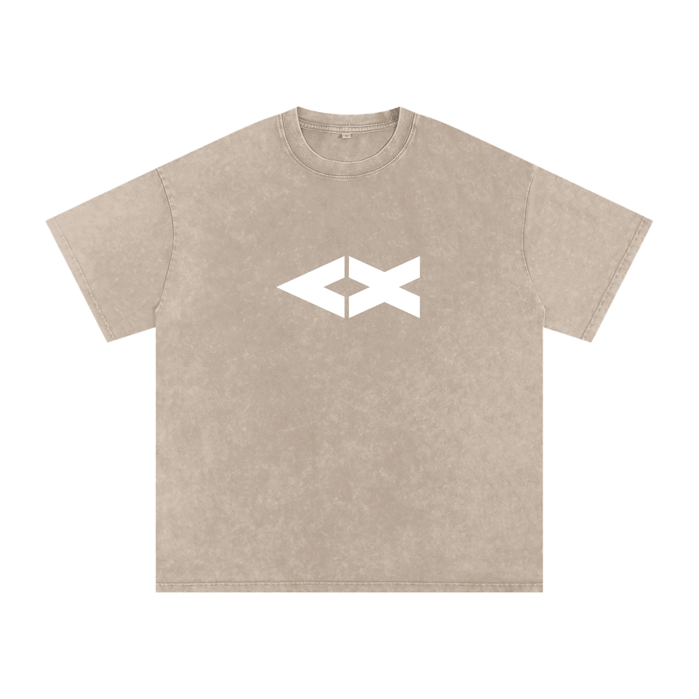 "iAM Loved" Snow Washed Oversized Cotton T-Shirt