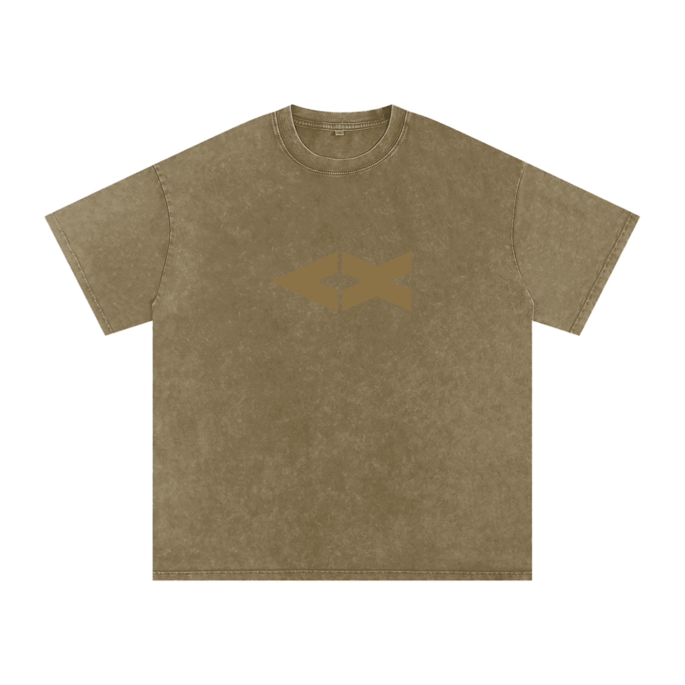 "iAM Loved" Snow Washed Oversized Cotton T-Shirt