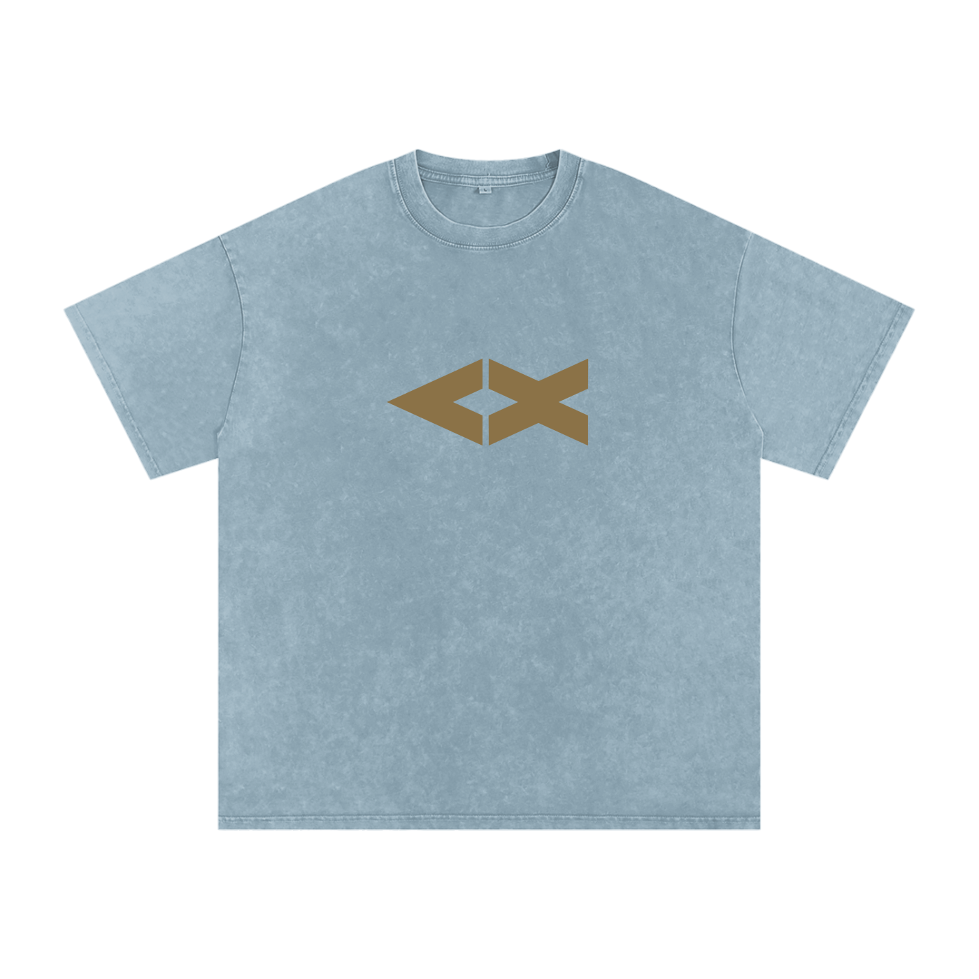 "iAM Loved" Snow Washed Oversized Cotton T-Shirt