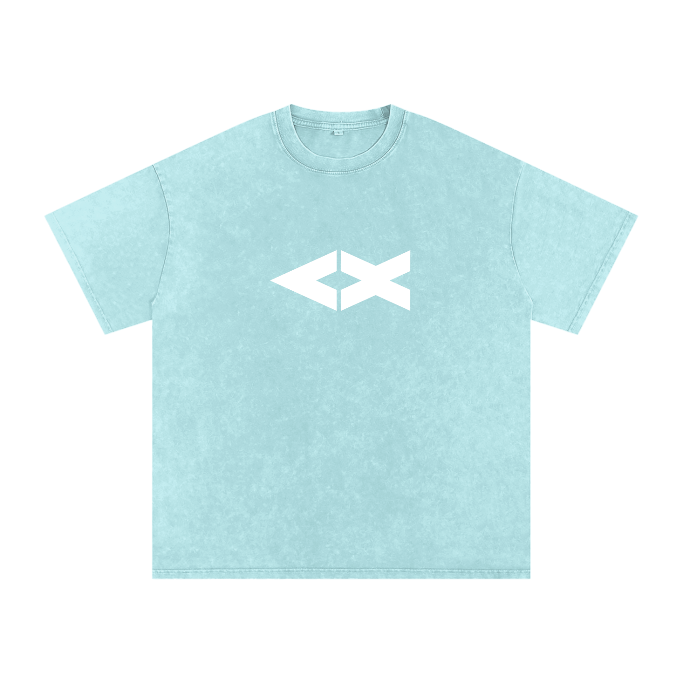 "iAM Loved" Snow Washed Oversized Cotton T-Shirt