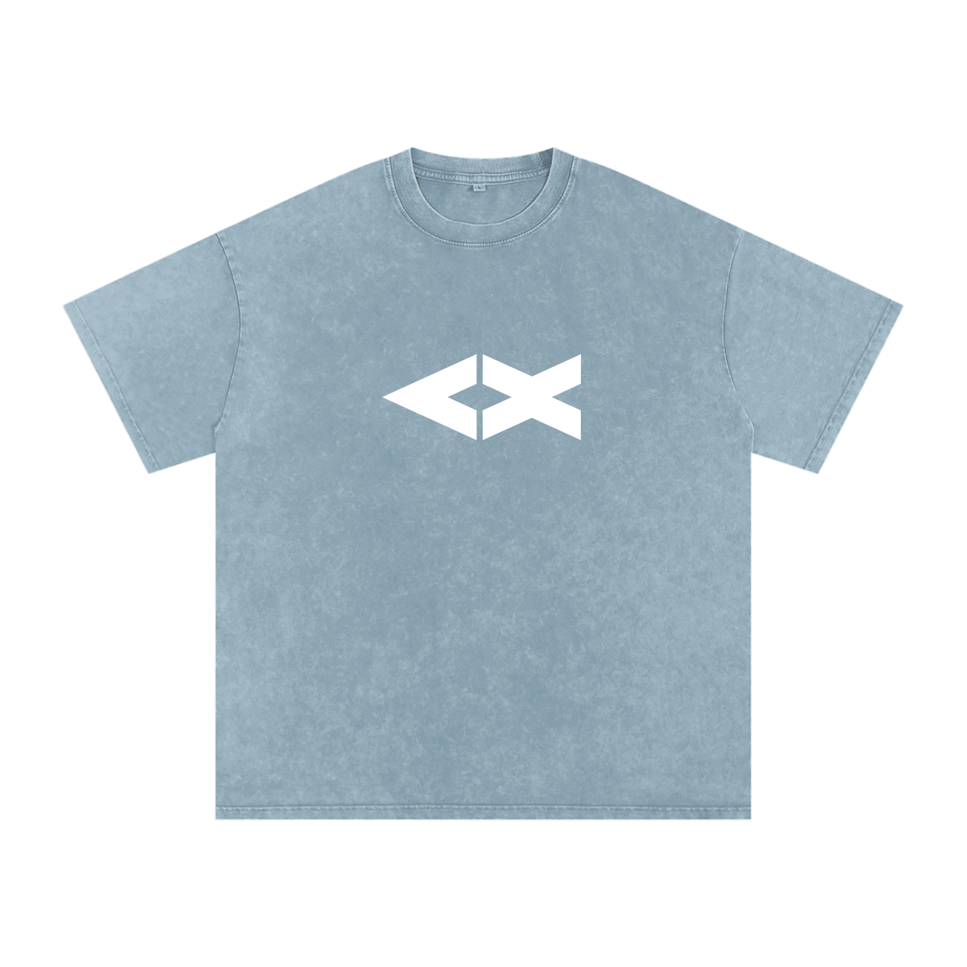 "iAM Loved" Snow Washed Oversized Cotton T-Shirt